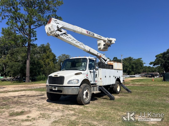 (Milton, FL) HiRanger TCX-55, Material Handling Bucket Truck rear mounted on 2017 Freightliner M2 10