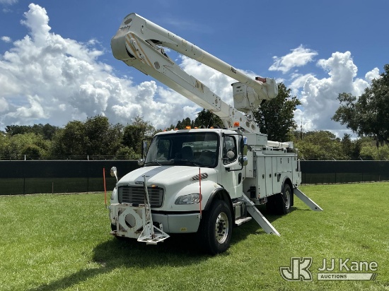 (Tampa, FL) Altec AN55E, Material Handling Bucket Truck rear mounted on 2017 Freightliner M2 106 Uti