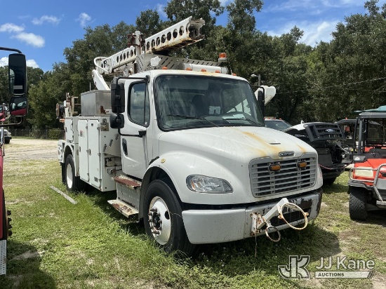 (Tampa, FL) Altec AT40C, Telescopic Non-Insulated Cable Placing Bucket Truck rear mounted on 2014 Fr