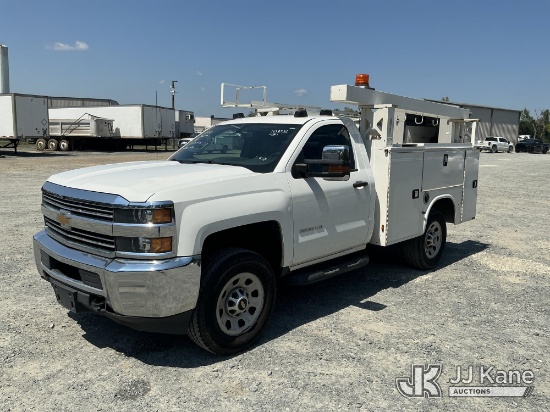 (China Grove, NC) 2018 Chevrolet Silverado 2500HD Service Truck Duke Unit) (Runs & Moves