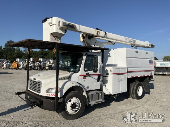 (Chester, VA) Terex XTPRO-56, Over-Center Bucket Truck mounted behind cab on 2019 Freightliner M2 10