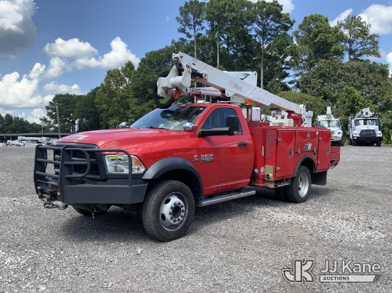 (Graysville, AL) Altec AT37G, Articulating & Telescopic Bucket Truck mounted behind cab on 2016 Ram