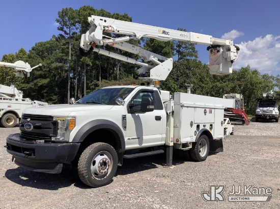 (Graysville, AL) Altec AT40G, Articulating & Telescopic Bucket Truck mounted behind cab on 2017 Ford