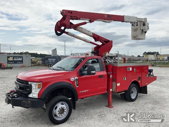 (Chester, VA) Altec AT40G, Articulating & Telescopic Bucket Truck mounted behind cab on 2022 Ford F5