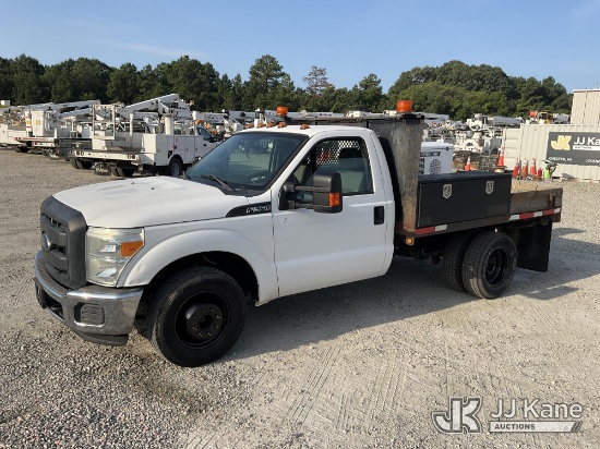 (Chester, VA) 2015 Ford F350 Flatbed Truck Runs & Moves