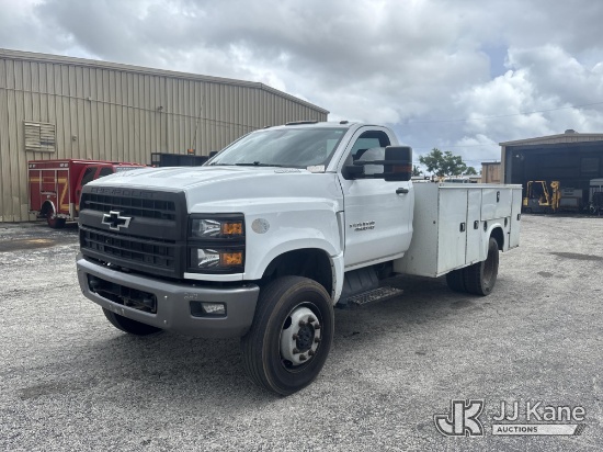 (West Palm Beach, FL) 2020 Chevrolet Silverado Medium Duty Service Truck Runs & Moves) (FL Residents