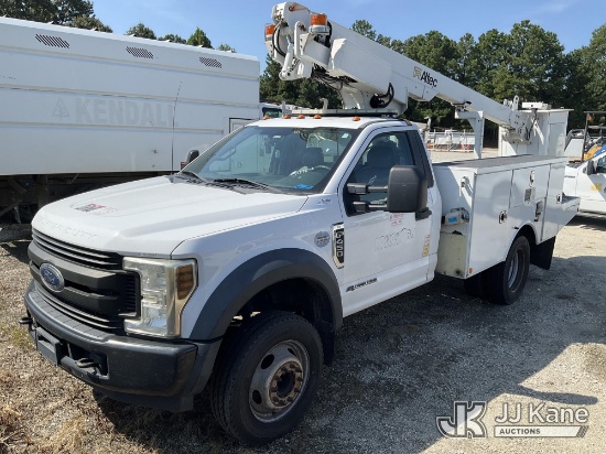 (Chester, VA) Altec AT200, Telescopic Non-Insulated Bucket Truck mounted behind cab on 2019 Ford F45