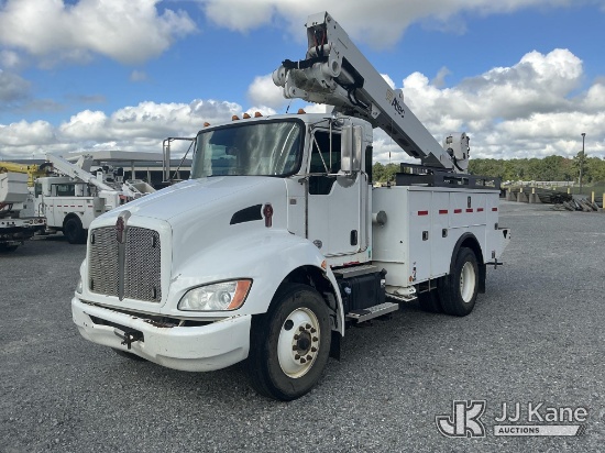 (Alma, GA) Altec AT40-MH, Articulating & Telescopic Bucket Truck mounted behind cab on 2016 Kenworth
