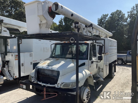(Chester, VA) Altec LRV-56, Over-Center Bucket Truck mounted behind cab on 2007 International 4300 C