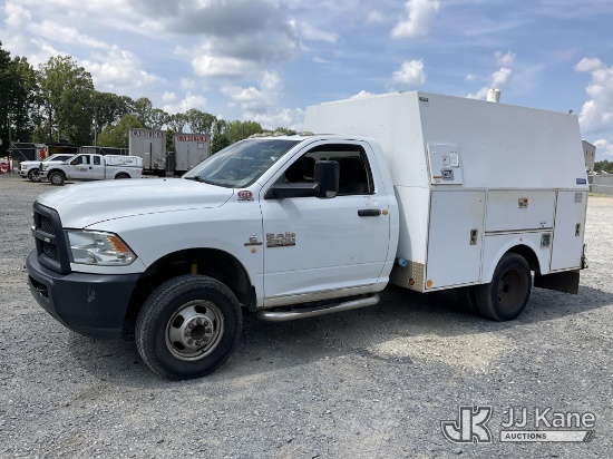 (China Grove, NC) 2016 RAM 3500 Enclosed High-Top Service Truck Runs & Moves