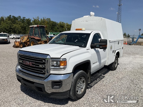 (Verona, KY) 2017 GMC Sierra 3500HD Enclosed High-Top Service Truck Runs & Moves