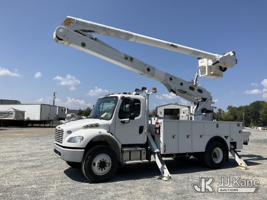 (China Grove, NC) Altec AA55-MH, Material Handling Bucket Truck rear mounted on 2018 Freightliner M2