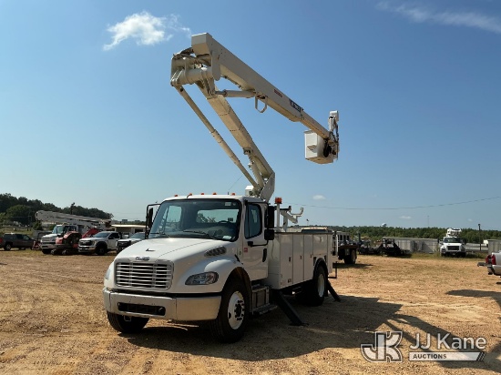 (Jackson, MS) HiRanger TL55, Articulating & Telescopic Material Handling Bucket Truck rear mounted o