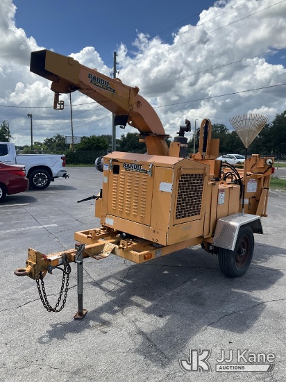 (Ocala, FL) 2011 Bandit Industries Intimidator 990XP Chipper (12in Drum), trailer mtd. Runs & Operat