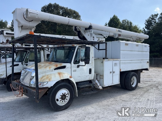 (Chester, VA) Altec LRV-56, Over-Center Bucket Truck mounted behind cab on 2006 International 4300 C