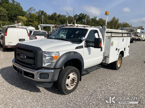 (Verona, KY) 2015 Ford F450 4x4 Service Truck Duke Unit) (Runs & Moves) (Corrosion