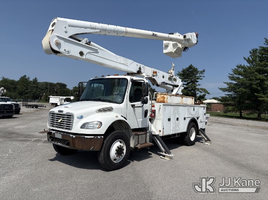 (Lebanon, TN) Altec AA55, Material Handling Bucket Truck rear mounted on 2015 Freightliner M2 106 4x