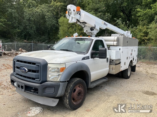 (Memphis, TN) Altec AT200-A, Telescopic Non-Insulated Bucket Truck mounted behind cab on 2013 Ford F