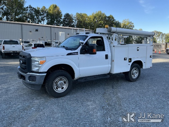 (China Grove, NC) 2016 Ford F350 4x4 Service Truck Duke Unit) (Runs & Moves