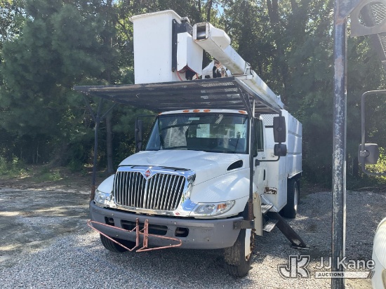 (Chester, VA) HiRanger XT55, Over-Center Bucket Truck mounted behind cab on 2008 International 4300