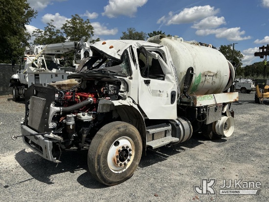 (China Grove, NC) 2019 Freightliner M2 106 Tank Truck Collision Issues, Wrecked) (Not Running Condit
