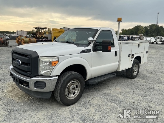 (China Grove, NC) 2015 Ford F-350 4X4 Service Truck Duke Unit) (Runs & Moves