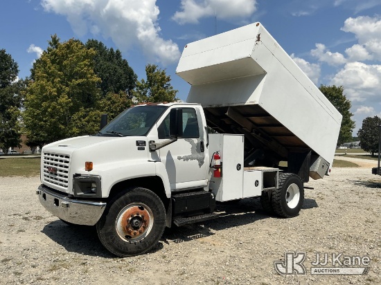 (Monroe, GA) 2006 GMC C7500 Chipper Dump Truck, Coop Maintained Unit Runs, Moves & Dump Operates