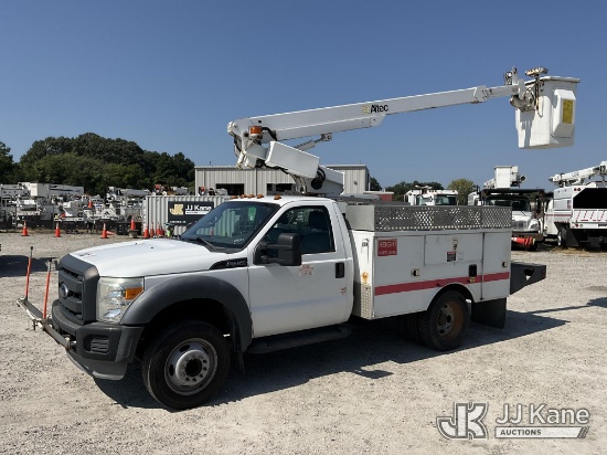 (Chester, VA) Altec AT200-A, Telescopic Non-Insulated Bucket Truck mounted behind cab on 2012 Ford F