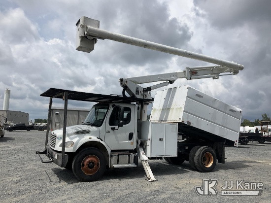 (China Grove, NC) Altec LR756, Over-Center Bucket Truck mounted behind cab on 2014 Freightliner M2 1