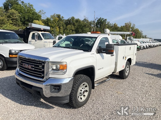 (Verona, KY) 2016 GMC Sierra 3500HD 4x4 Service Truck Runs & Moves) (Engine Performance Concerns-Run