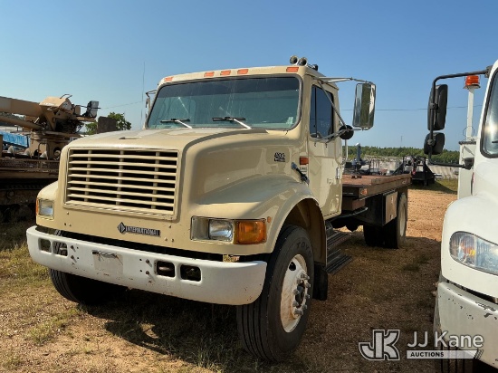(Byram, MS) 1997 International 4700 Flatbed Truck Not Running, Condition Unknown