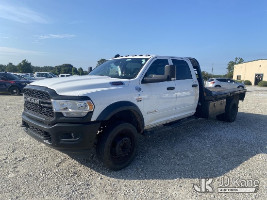 (Villa Rica, GA) 2022 RAM 5500 Crew-Cab Flatbed Truck Runs & Moves) (Engine Performance Concerns - L