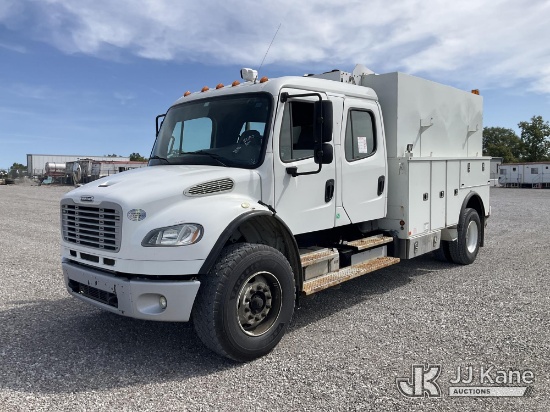 (Verona, KY) 2017 Freightliner M2 106 Medium Duty Crew-Cab Enclosed Utility Truck Runs & Moves