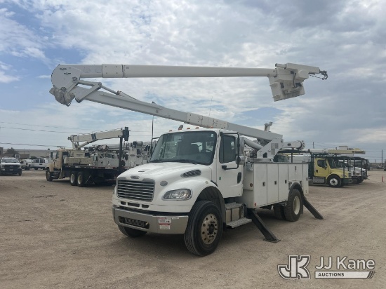 (Waxahachie, TX) HiRanger 5TC-55, Material Handling Bucket Truck rear mounted on 2017 Freightliner M