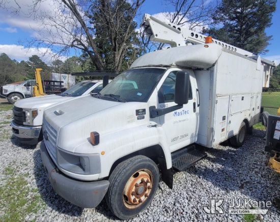 (Byram, MS) Telsta A28C, Telescopic Non-Insulated Cable Placing Bucket Truck mounted behind cab on 2