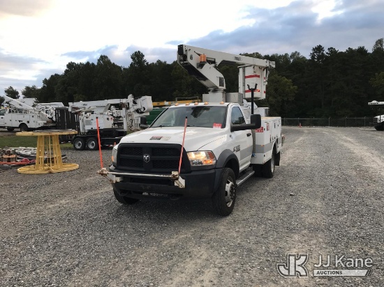 (Mount Airy, NC) Versalift TEL29NE03, Telescopic Non-Insulated Bucket Truck mounted behind cab on 20