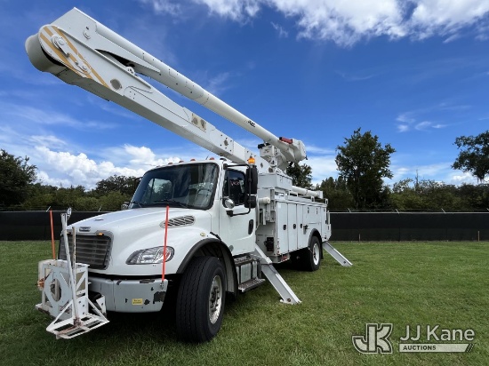 (Tampa, FL) Altec AN55E, Material Handling Bucket Truck rear mounted on 2016 Freightliner M2 106 Uti