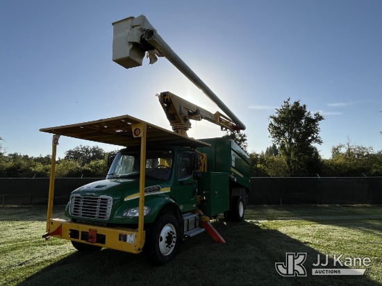 (Tampa, FL) Altec LR7-60E70, Over-Center Elevator Bucket Truck mounted behind cab on 2019 Freightlin