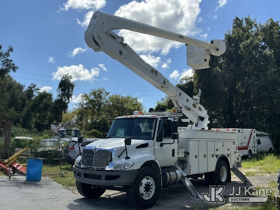(Ocala, FL) Altec AN55E-OC, Over-Center Material Handling Bucket Truck rear mounted on 2019 Internat
