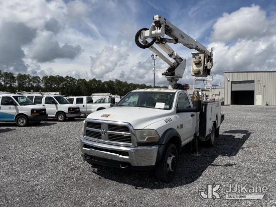 (Hammond, LA) Altec AT37-G, Articulating & Telescopic Bucket Truck mounted behind cab on 2011 Dodge