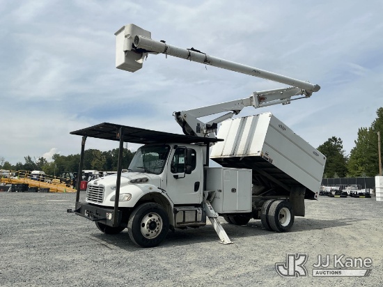 (China Grove, NC) Altec LR756, Over-Center Bucket Truck mounted behind cab on 2016 Freightliner M2 1