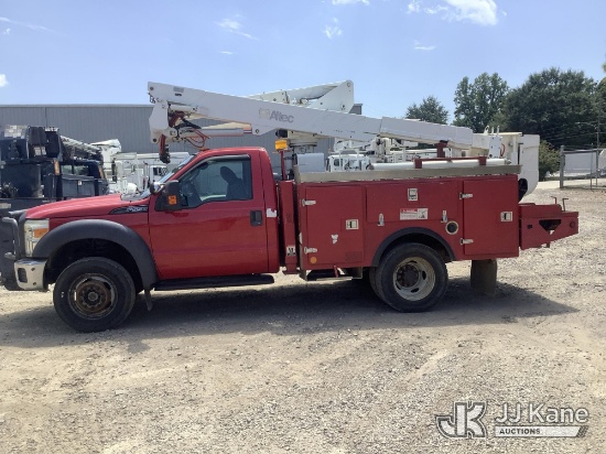 (Graysville, AL) Altec AT37-G, Articulating & Telescopic Bucket Truck mounted behind cab on 2015 For