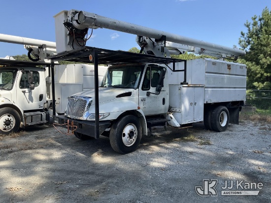 (Chester, VA) Altec LRV-56, Over-Center Bucket Truck mounted behind cab on 2007 International 4300 C
