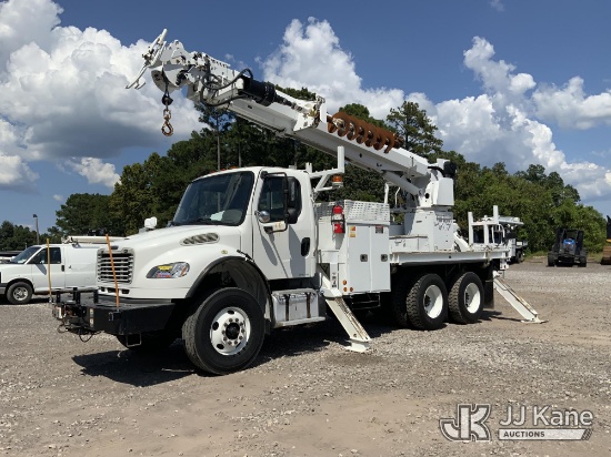 (Graysville, AL) Altec D2050BTR, Digger Derrick rear mounted on 2016 Freightliner M2 106 Flatbed/Uti