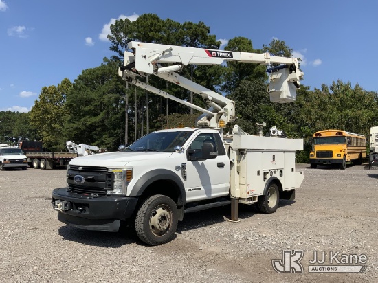 (Graysville, AL) Terex/HiRanger LT40, Articulating & Telescopic Bucket Truck mounted behind cab on 2