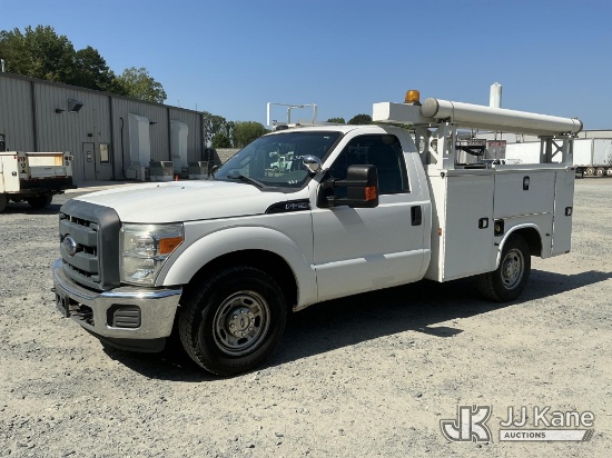 (China Grove, NC) 2016 Ford F350 Service Truck Duke Unit) (Runs & Moves