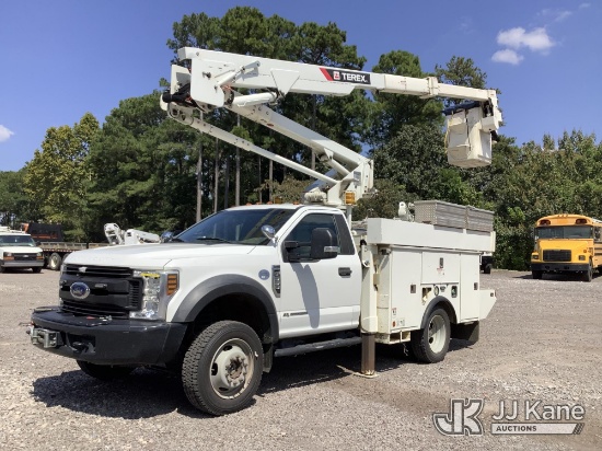 (Graysville, AL) Terex/HiRanger LT40, Articulating & Telescopic Bucket Truck mounted behind cab on 2