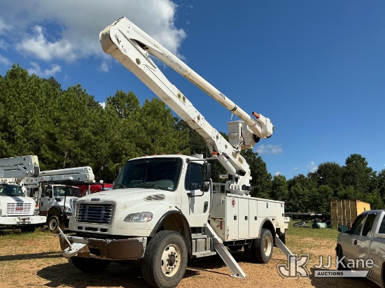 (Byram, MS) Altec AA55-MH, Material Handling Bucket Truck rear mounted on 2018 Freightliner M2 106 U