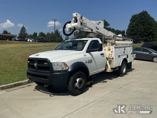 (Lawrenceville, GA) Altec AT37G, Articulating & Telescopic Bucket Truck rear mounted on 2015 RAM 550