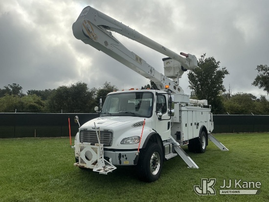 (Tampa, FL) Altec AN55E, Material Handling Bucket Truck rear mounted on 2018 Freightliner M2 Utility